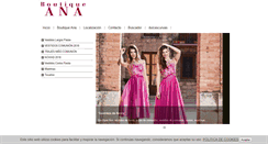 Desktop Screenshot of boutiqueana.com