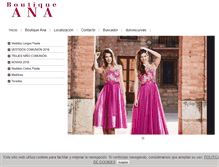 Tablet Screenshot of boutiqueana.com